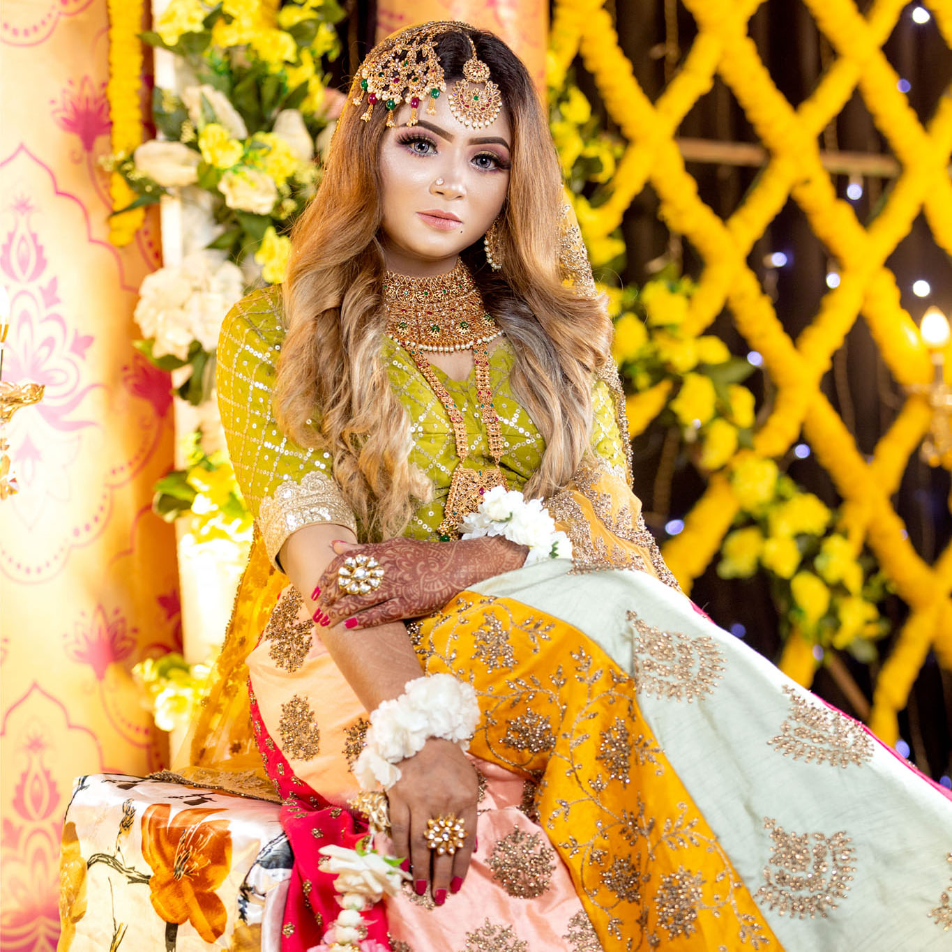 Pakistani Exclusive Holud Look (BB Bridal Makeover Studio)