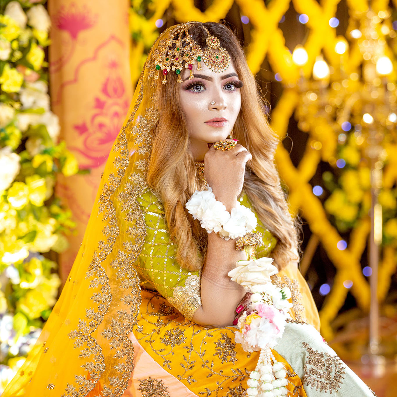 Pakistani Exclusive Holud Look (BB Bridal Makeover Studio)