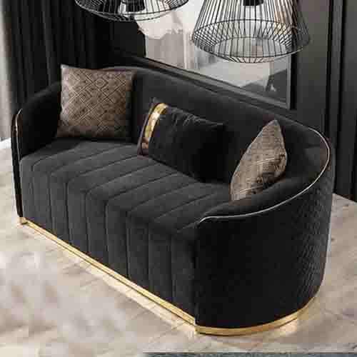 Dream Interior Classic Black Color Sofa Rent